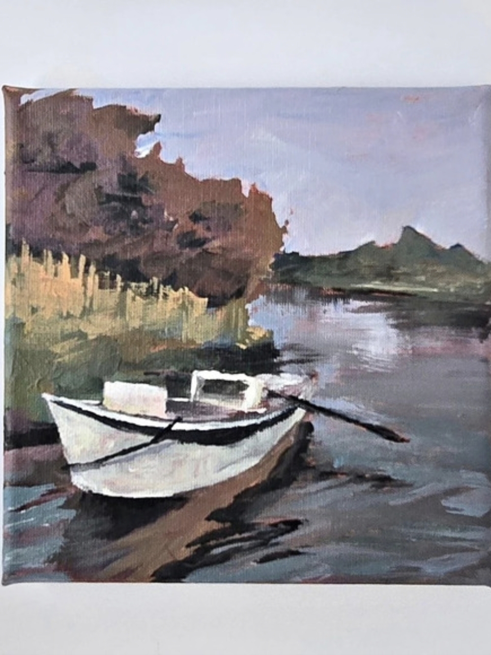 Driftboat Landscape Painting - Original Art